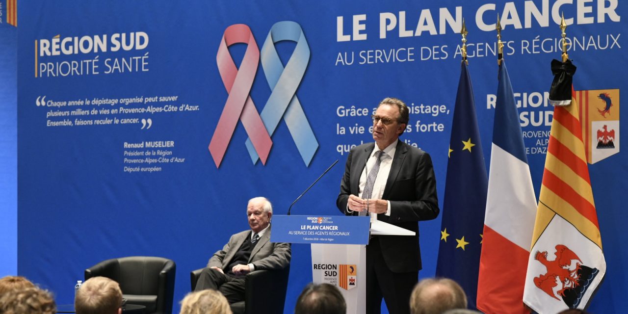 Renaud MUSELIER annonce le Plan Cancer aux agents régionaux