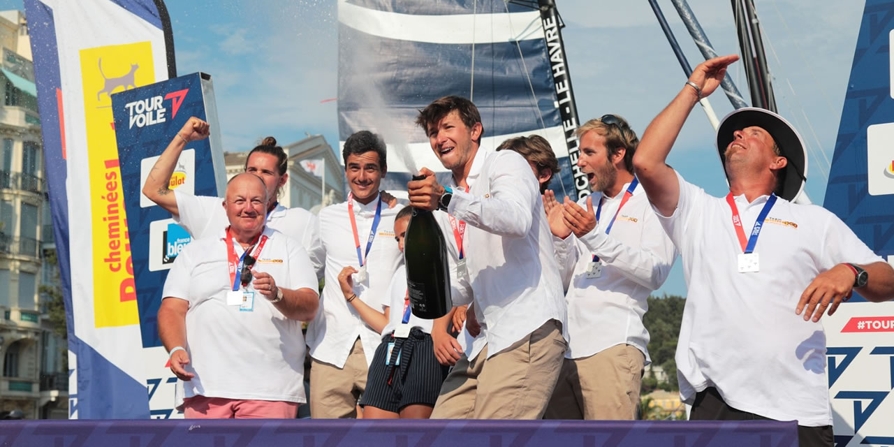 Team Réseau IXIO – Toulon Provence Méditerranée termine 3ème du Tour Voile 2019 !