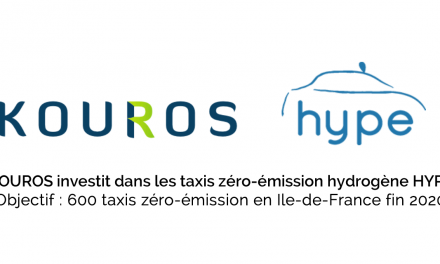 KOUROS investit dans les taxis zéro-émission hydrogène HYPE