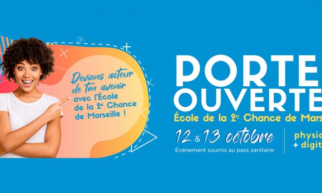 Marseille, les 12 et 13 octobre : Journées Portes Ouvertes à l’École de la 2ème chance (E2C)