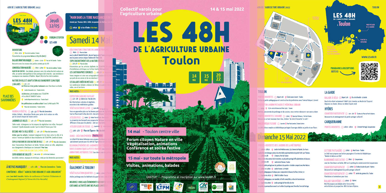 TOULON – 3ème édition du FESTIVAL DE JARDINAGE URBAIN « LES 48H DE L’AGRICULTURE URBAINE »