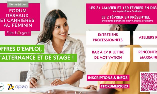NANTERRE – « Elles bougent » lance son « Forum Réseaux et Carrières au Féminin »  2023