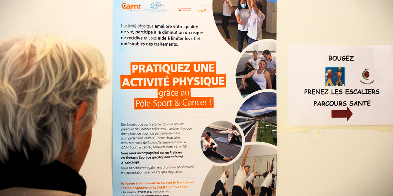 Toulon -Au Centre Hospitalier Intercommunal de Toulon – La Seyne Sur Mer, un an de programme CAMI Sport & Cancer, des séances hebdomadaires d’activités physiques thérapeutiques