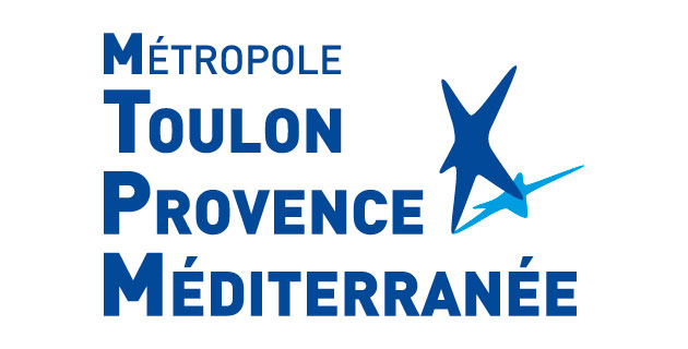 logo vectoriel metropole toulon provence mediterranee vertical