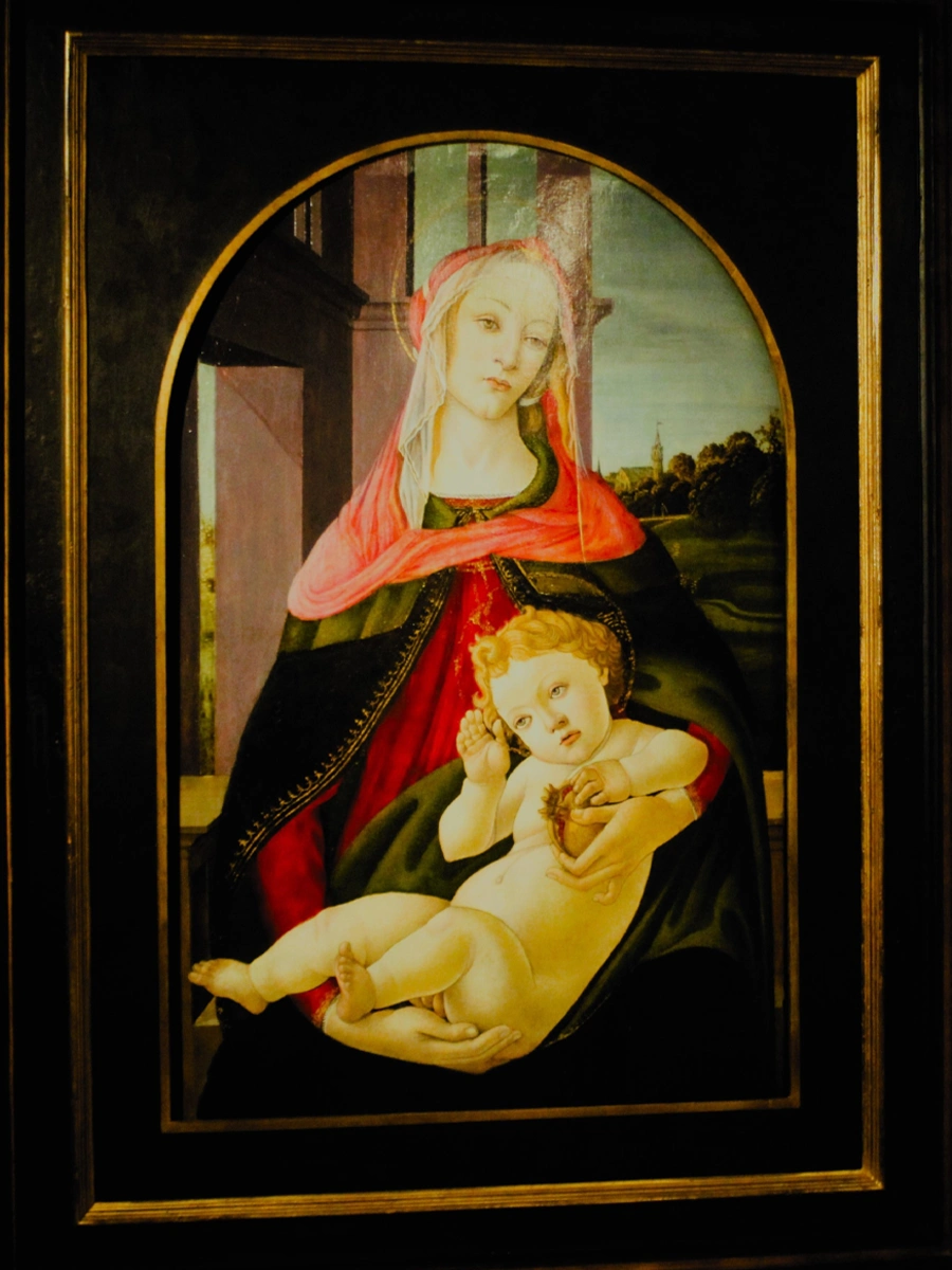 Sandro Boticelli - La Vierge à la grenade- 1445-1510