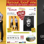 Taradeau – Festival de l’humour RIRE EN VIGNES : Une 11ème ÉDITION au Château… 19 & 20 juillet 2024 !