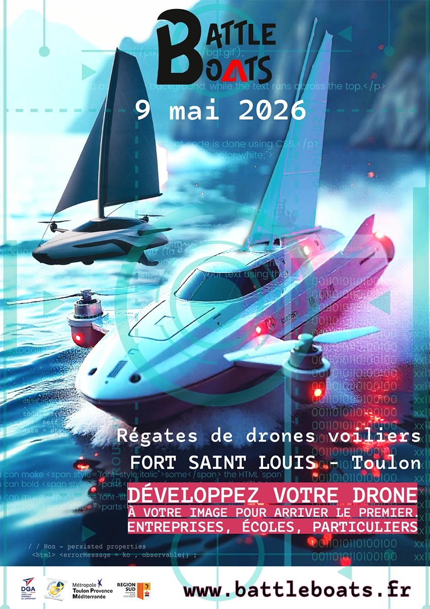 affiche régate de drone mai 2026