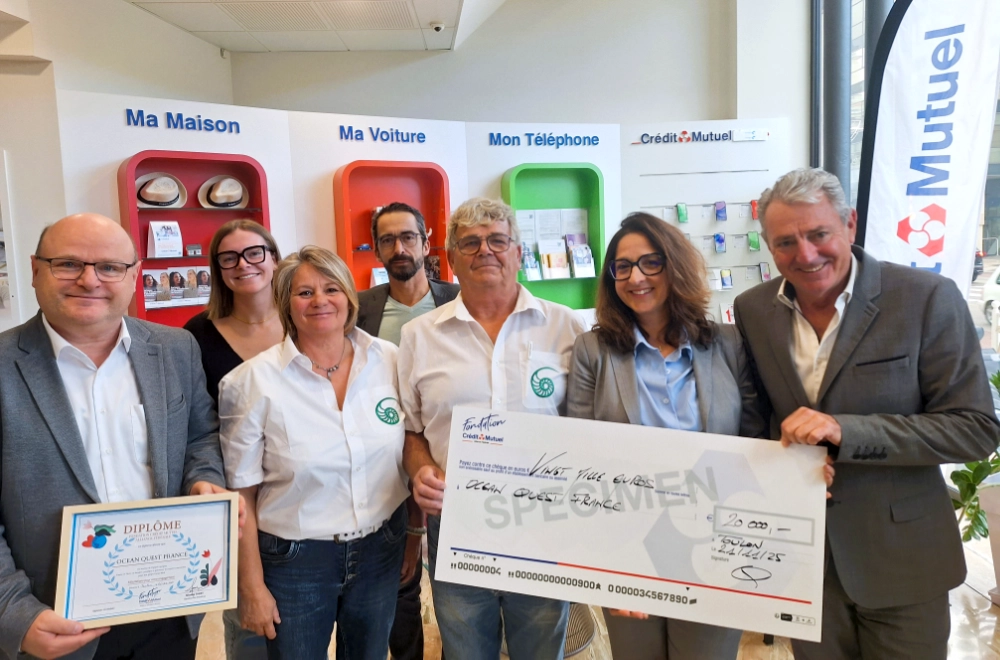 Ocean Quest France fait partie des 60 lauréats de l'appel à projet de la Fondation Crédit Mutuel Alliance Fédérale