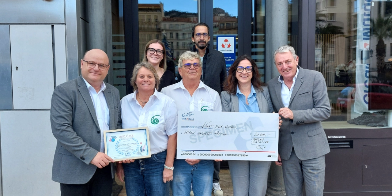 L’association toulonnaise Océan Quest France reçoit une dotation de 20000€ de la Fondation Crédit Mutuel Alliance Fédérale
