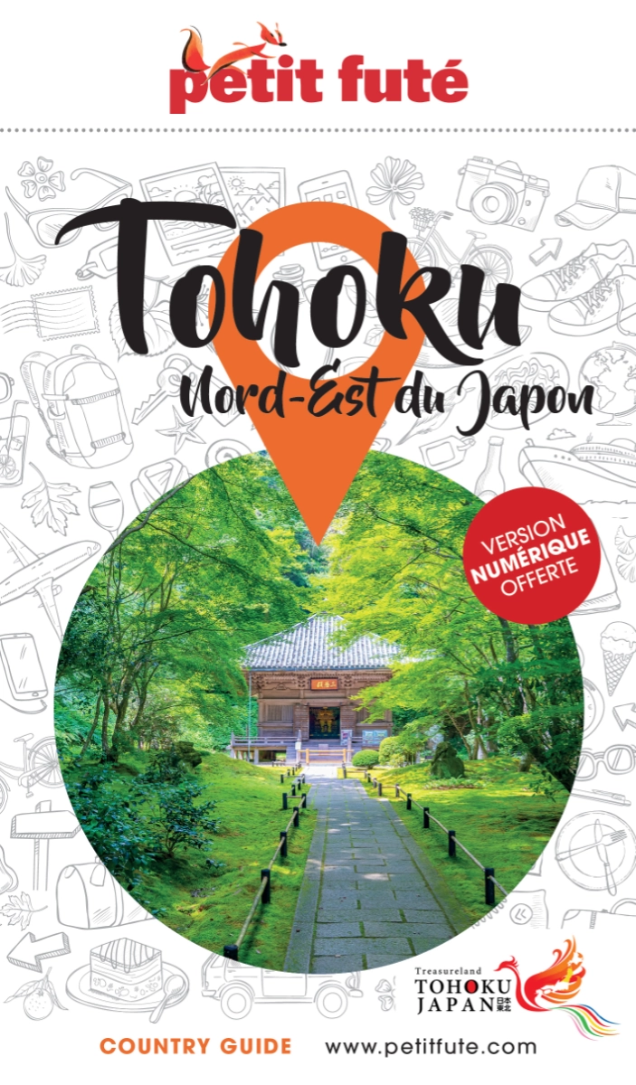 Couverture du Guide Petit Futé Tōhoku consacré au Nord-Est du Japon 