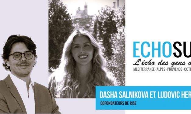 Portrait de Dasha Salnikova et Ludovic Herrero cofondateurs de RISE