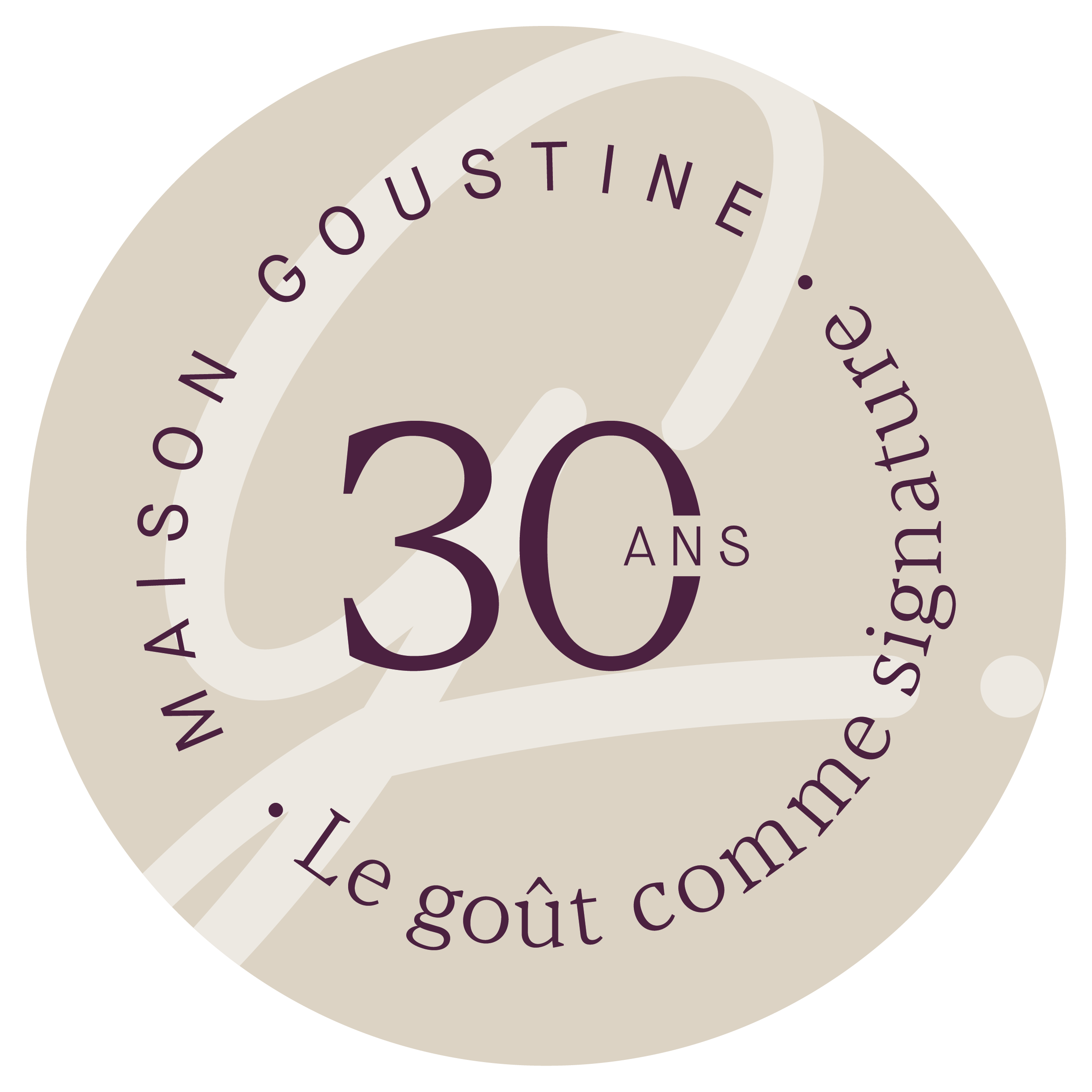 macaron 30 ans beige