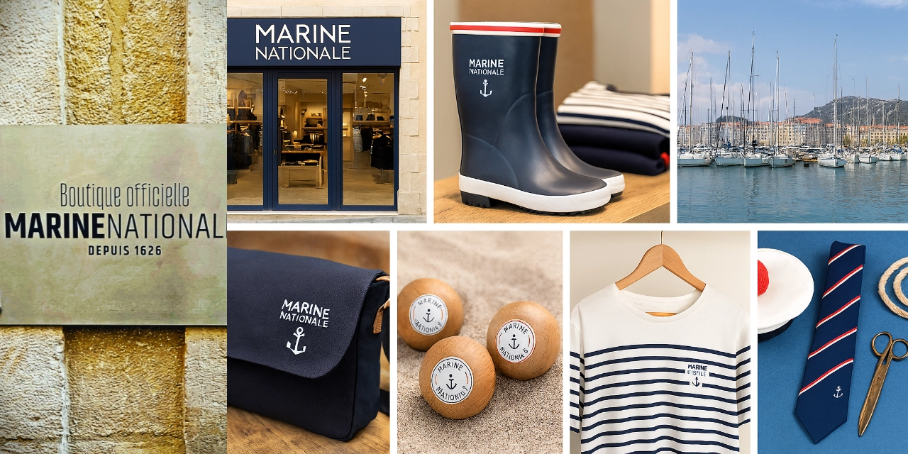La Marine nationale inaugure sa première boutique à Toulon au 4 rue d’Astour