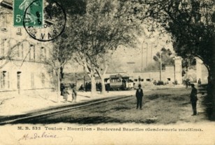 carte postale ancienne vue mourillon toulon