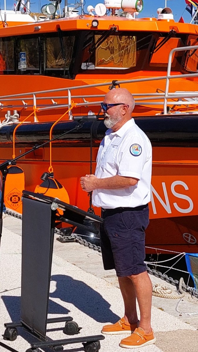 laurent michelet, president de la station snsm d’hyeres