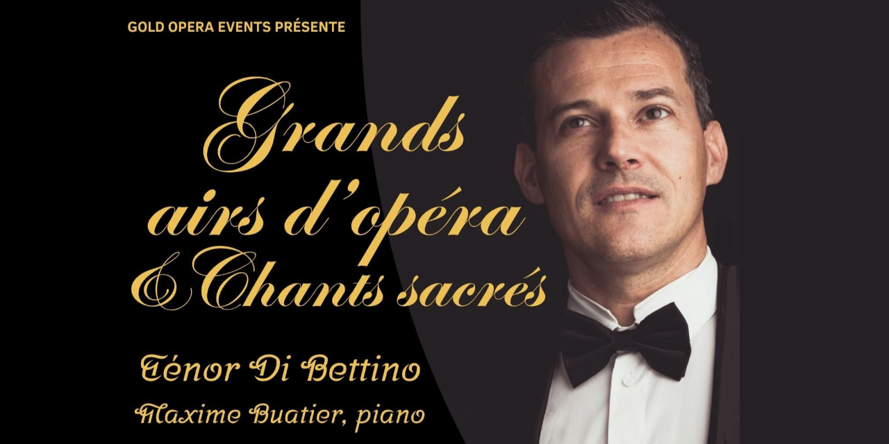 Le 10 mai au Castellet – Concert « Grands Airs d&rsquo;Opéra et Chants Sacrés » du ténor Di Bettino et du pianiste Maxime Buatier