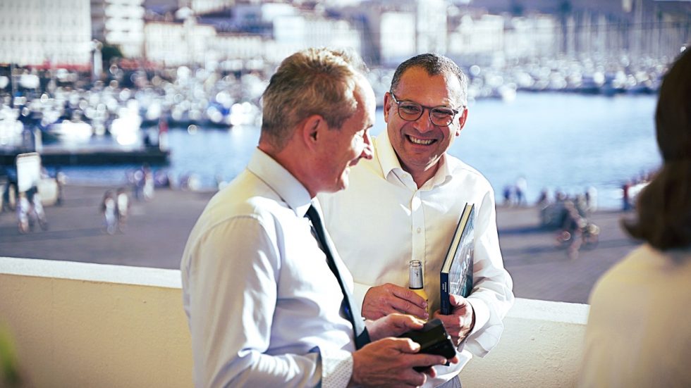 Bruno Goimier, directeur de la communication Pernod Ricard France - Institut océanographique Paul Ricard ©Sébastien Xaxa