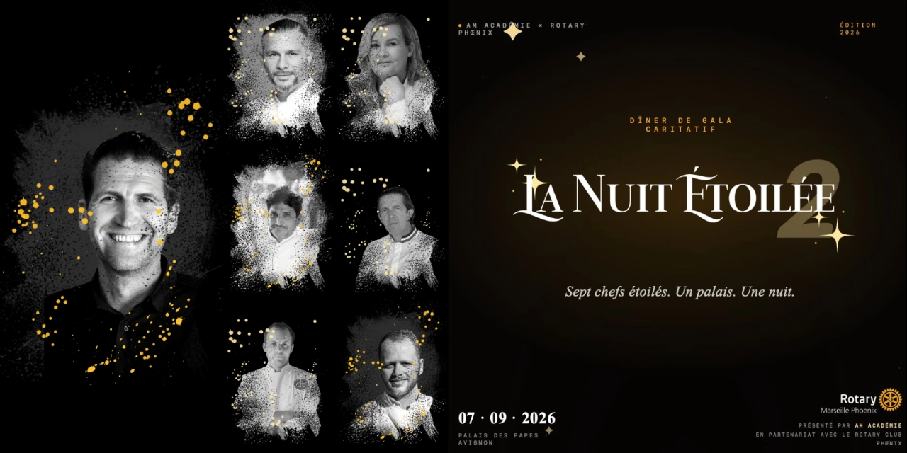 La Nuit étoilée – 2è édition, portée par l&rsquo;Académie d&rsquo;Alexandre Mazzia, le 7 septembre au Palais des Papes d&rsquo;Avignon