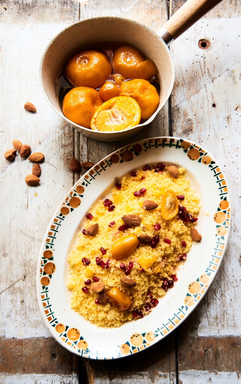 ‘Couscous aux agrumes’ : une recette tirée du livre Couscous connexions © Louis Laurent Grandadam