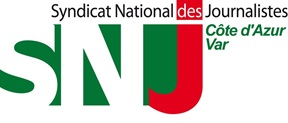 logo syndicat national des journalistes var cote dazur